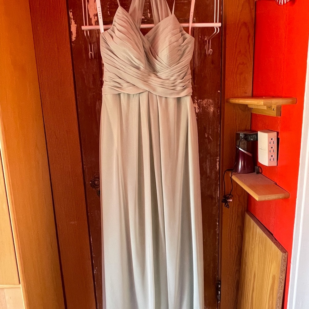 Azazie Cecilia Dusty Sage Bridesmaid Dress